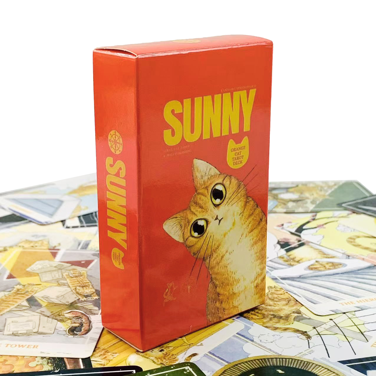 Party Games Sunny - Sunny Orange Cat Tarot Deck A