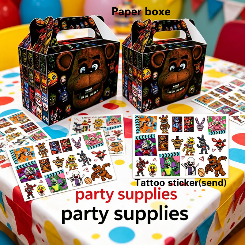 Party Games No Supplies - FNAF Freddy Game Family Theme Gathering