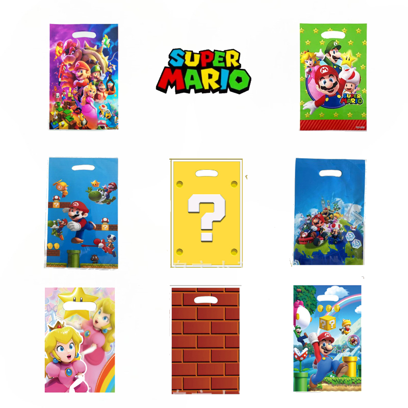 Party Games No Supplies - 20pcs Super Mary Anime Gift Bags
