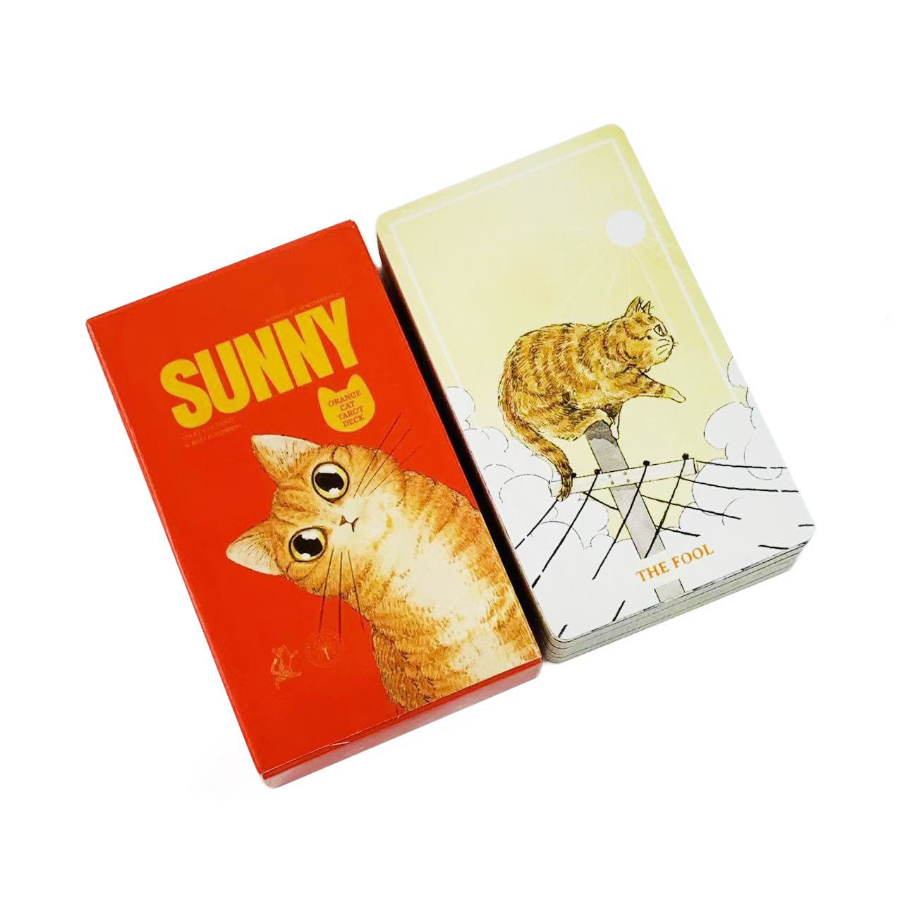 Sunny Orange Cat Tarot Deck A  - Party Games Sunny のレビューと価格