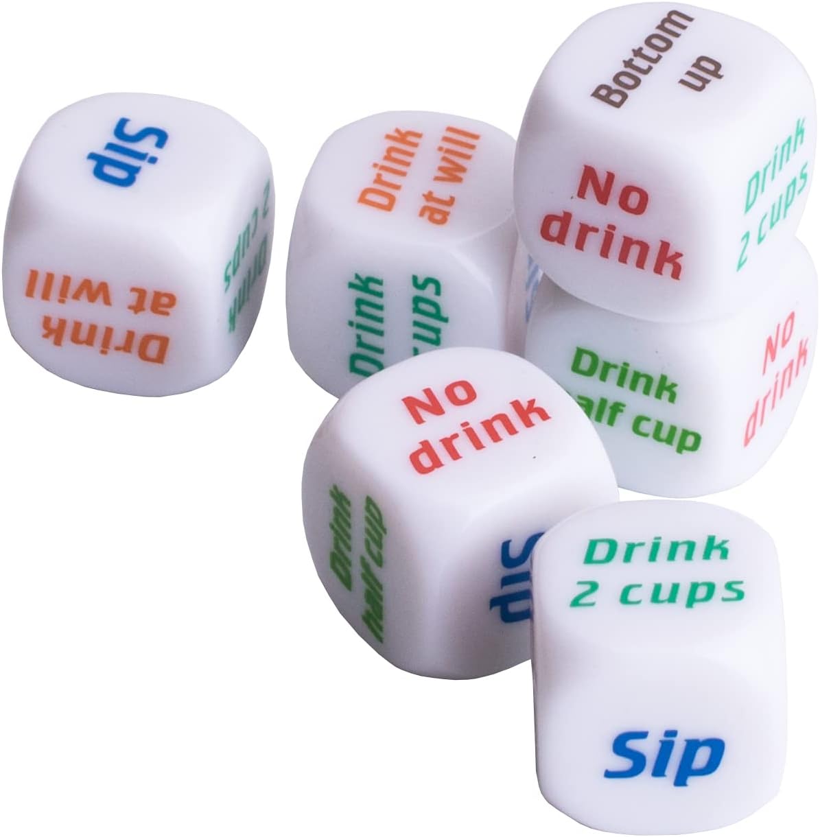 12Pcs Drinking Dice Rolling De - Party Games Bachelorette のレビューと価格