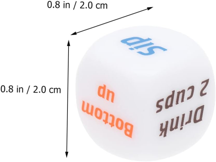 12Pcs Drinking Dice Rolling De - Party Games Bachelorette のレビューと価格