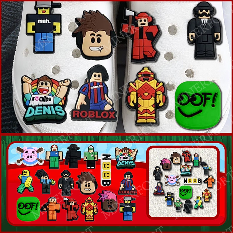 Robloxed Crocs Charms Cute Gam - Party Games Graduation Ideas のレビューと価格