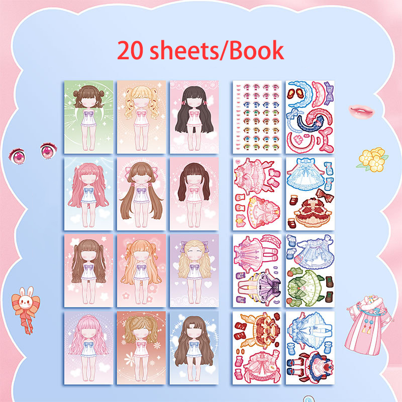 20Pcs/Book Clothing Matching S - Book Party Games のレビューと価格