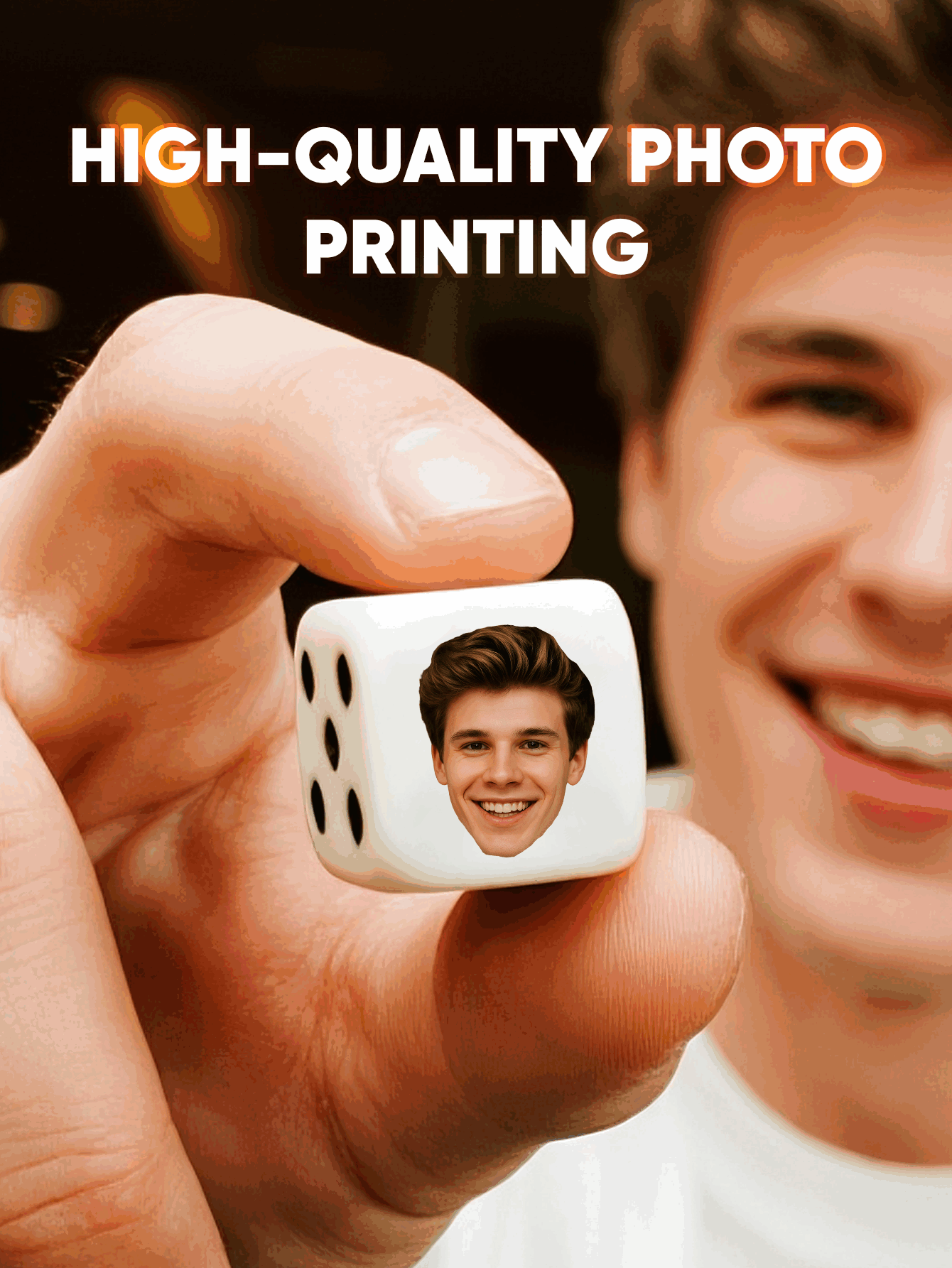 Custom Face Dice Personalized  - Party Games Graduation のレビューと価格
