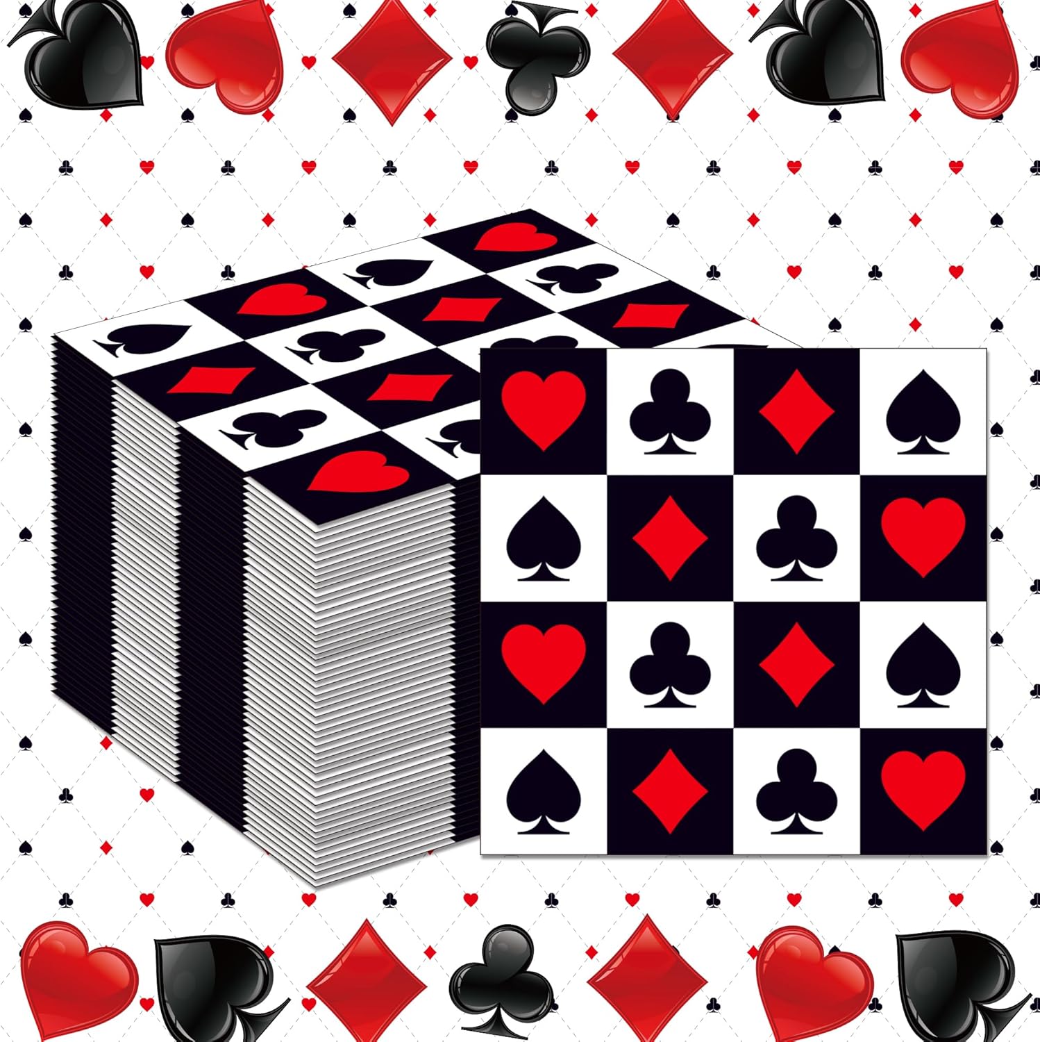 20/40/60/80 PCS Casino Theme P - Party Games No Supplies のレビューと価格