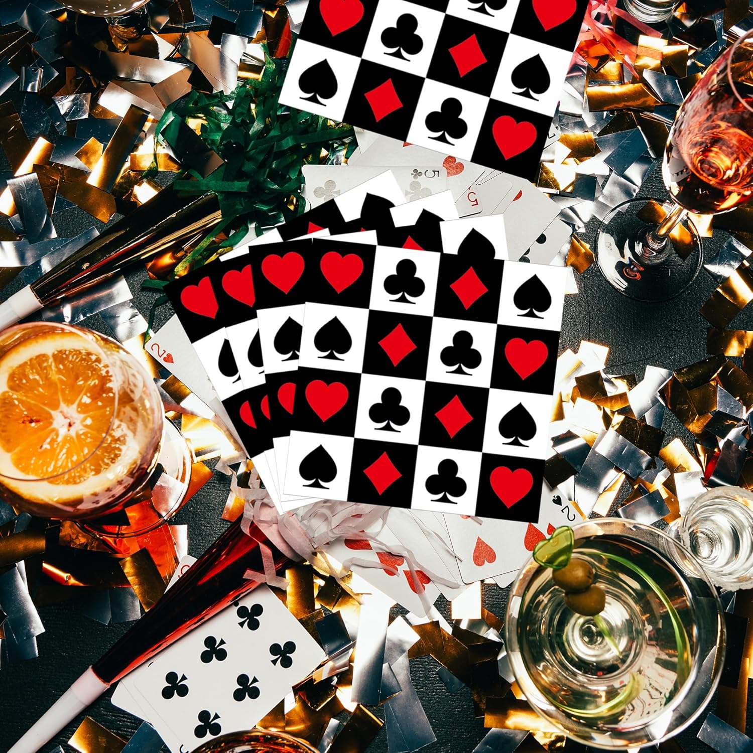 20/40/60/80 PCS Casino Theme P - Party Games No Supplies のレビューと価格