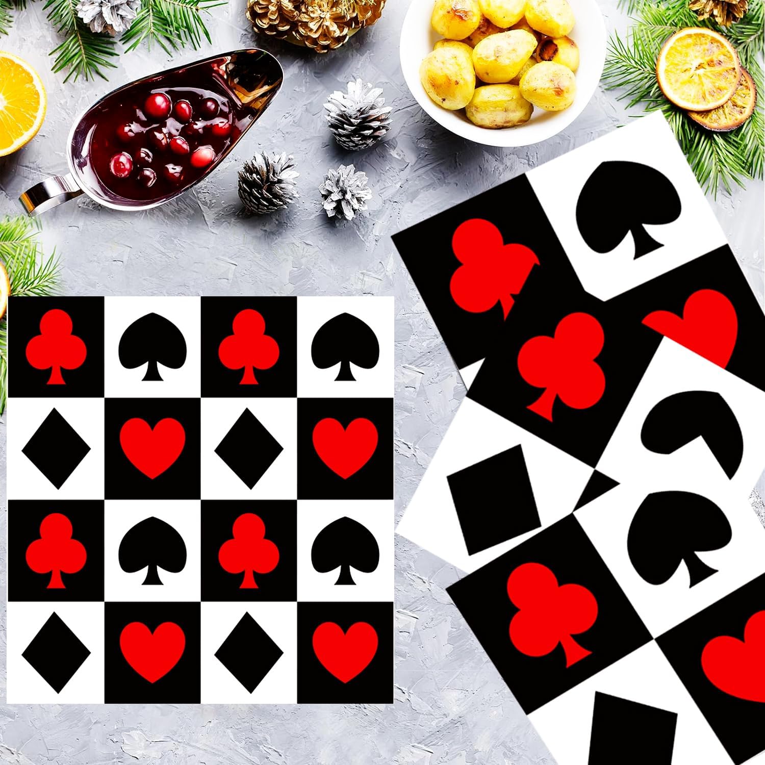 20/40/60/80 PCS Casino Theme P - Party Games No Supplies のレビューと価格