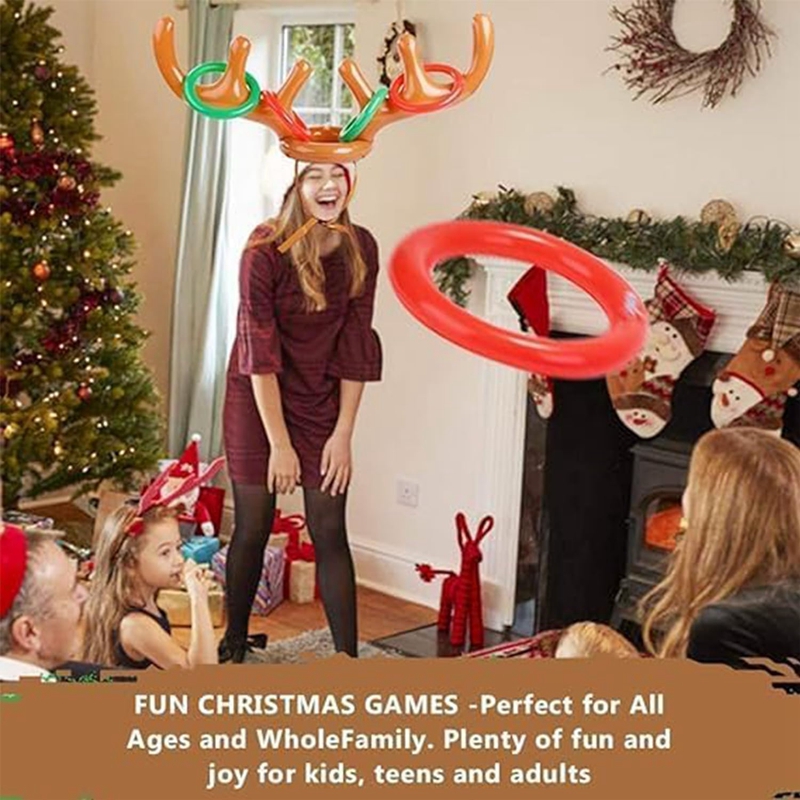 1/3Set Christmas Game Inflatab - Party Games No Supplies のレビューと価格