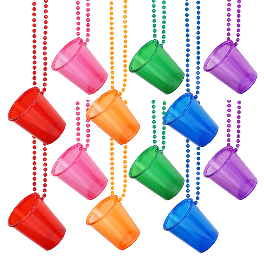 12pcs Beaded Necklace Plastic  - Party Games Bachelorette のレビューと価格