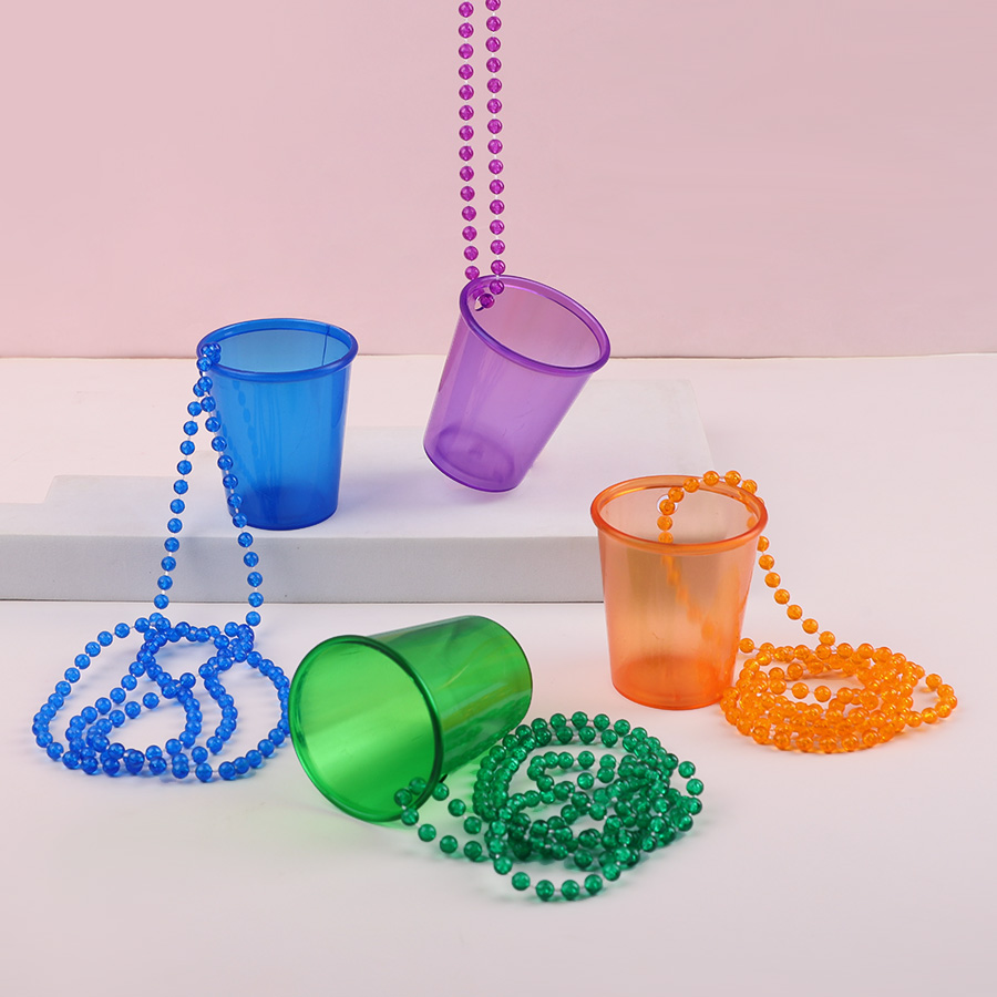 12pcs Beaded Necklace Plastic  - Party Games Bachelorette のレビューと価格