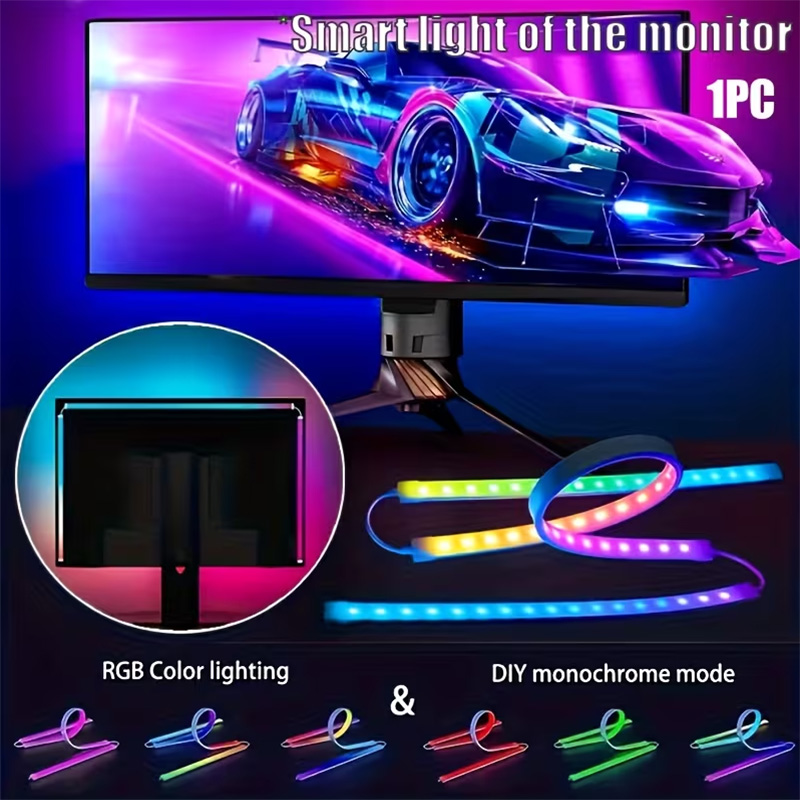 RGB Gaming Lights Strip Monito - Party Games Pc のレビューと価格