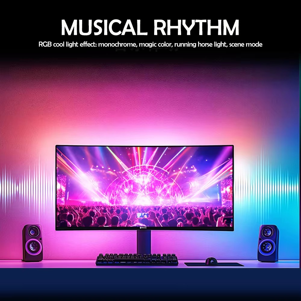 RGB Gaming Lights Strip Monito - Party Games Pc のレビューと価格