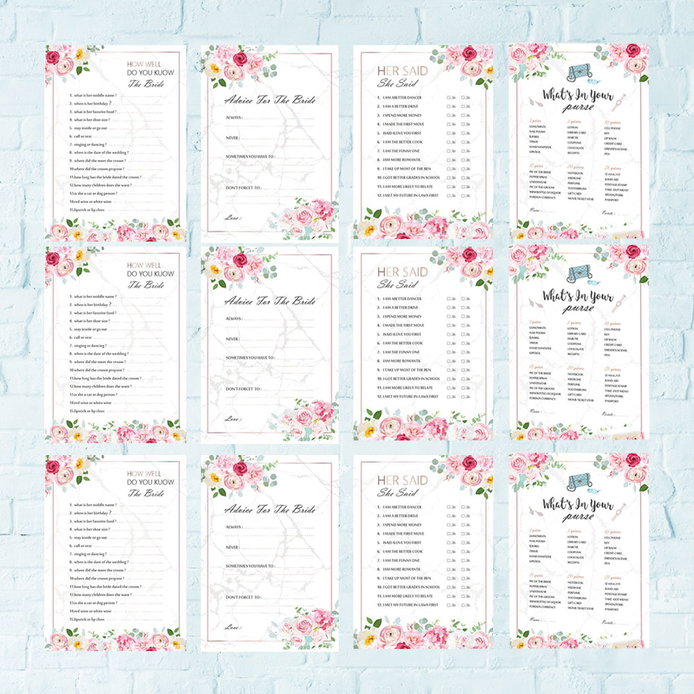 48pcs Game Cards Premium Paper - Party Games Bachelorette のレビューと価格
