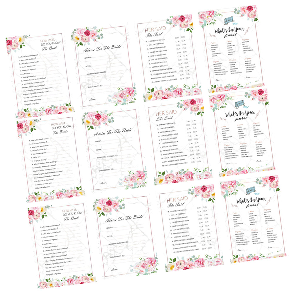 48pcs Game Cards Premium Paper - Party Games Bachelorette のレビューと価格