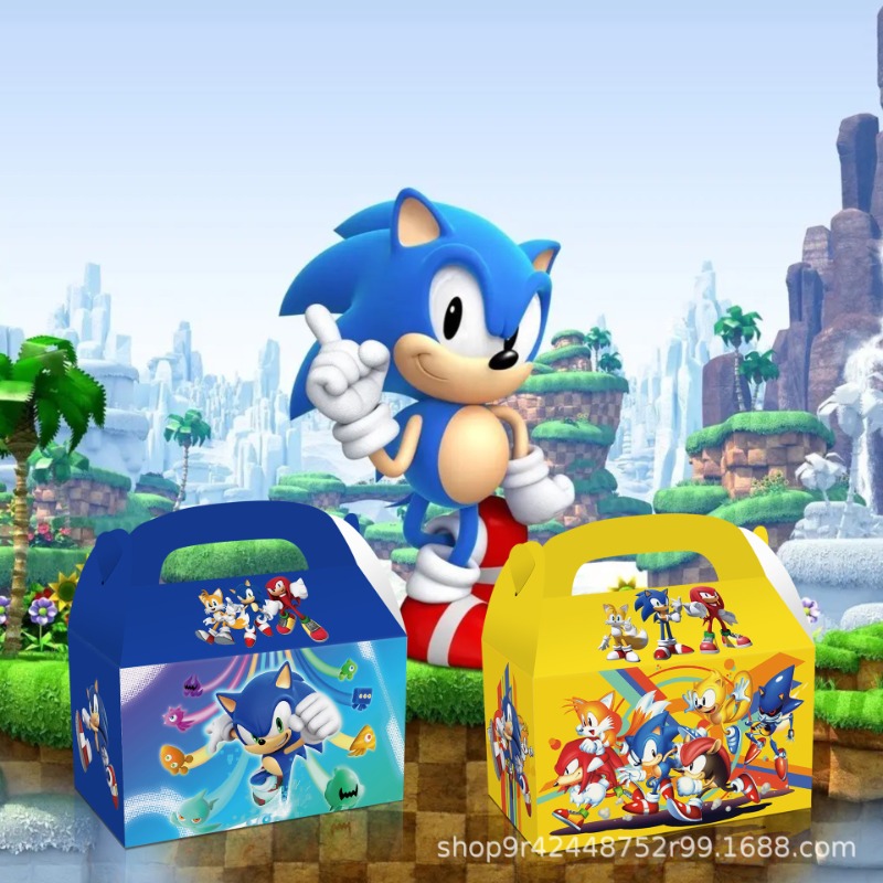 Cartoon 12pcs Sonic Candy Box  - Party Games No Supplies のレビューと価格