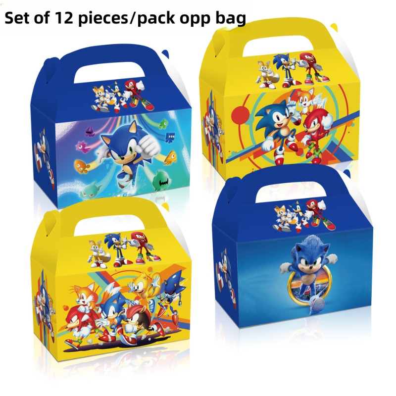Cartoon 12pcs Sonic Candy Box  - Party Games No Supplies のレビューと価格