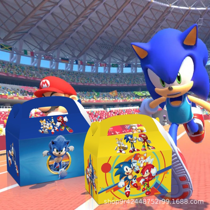 Cartoon 12pcs Sonic Candy Box  - Party Games No Supplies のレビューと価格