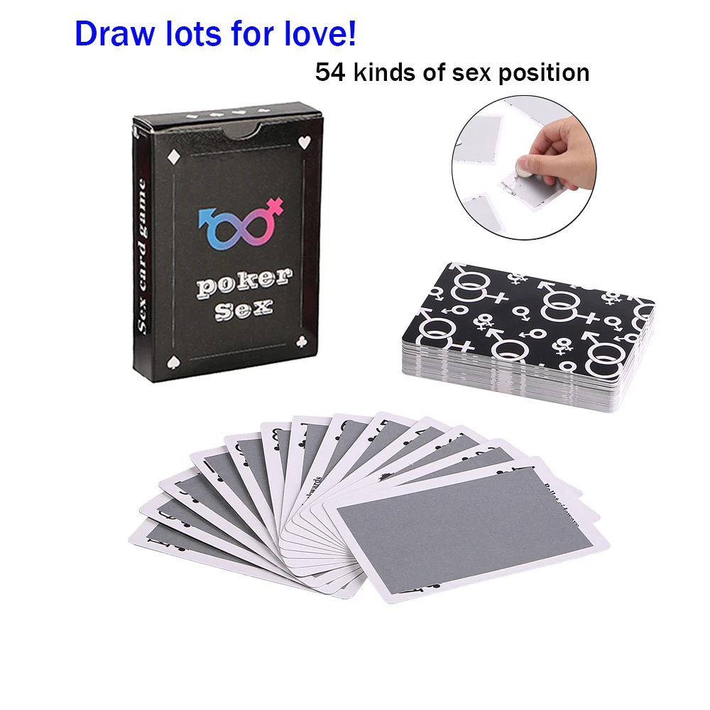 Card Game 54 Kind of Sex Posit - Party Games Bachelorette のレビューと価格