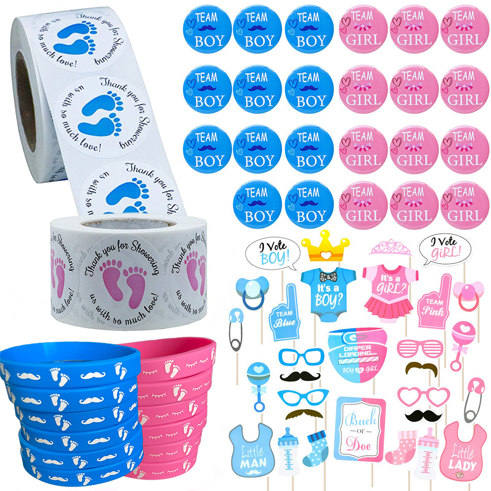 Gender Reveal Party Supplies B - Party Games Graduation Ideas のレビューと価格