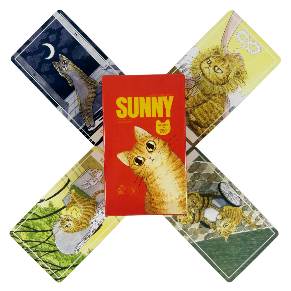 Sunny Orange Cat Tarot Deck A  - Party Games Sunny のレビューと価格