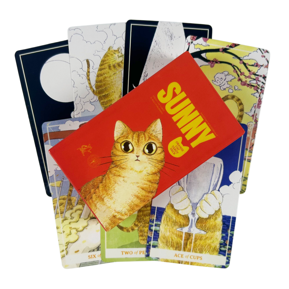Sunny Orange Cat Tarot Deck A  - Party Games Sunny のレビューと価格