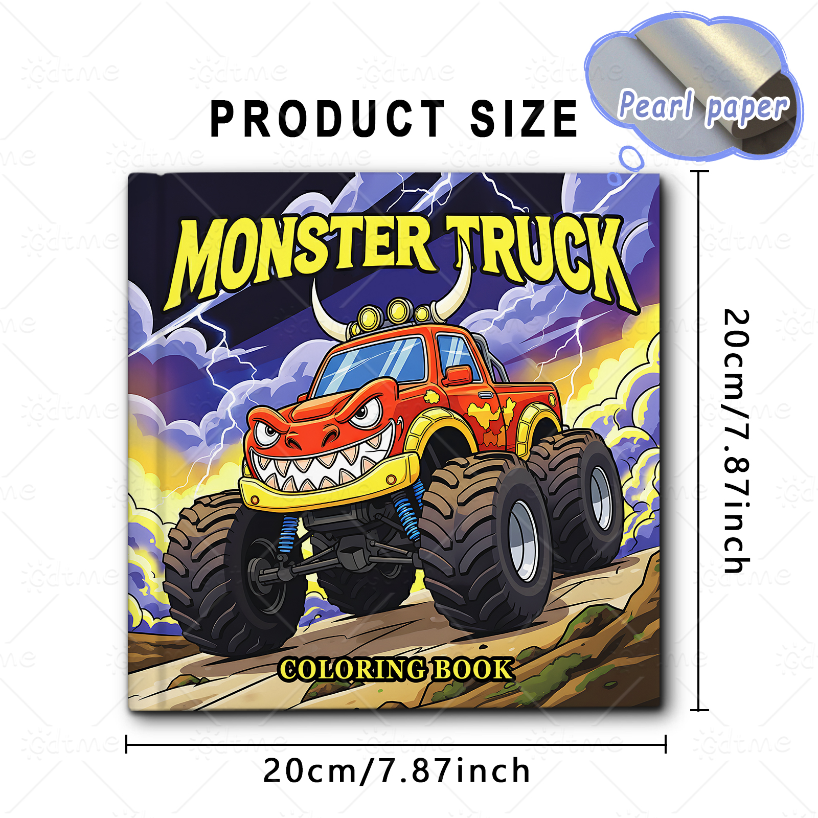 MONSTER TRUCK Coloring Book fo - Book Party Games のレビューと価格
