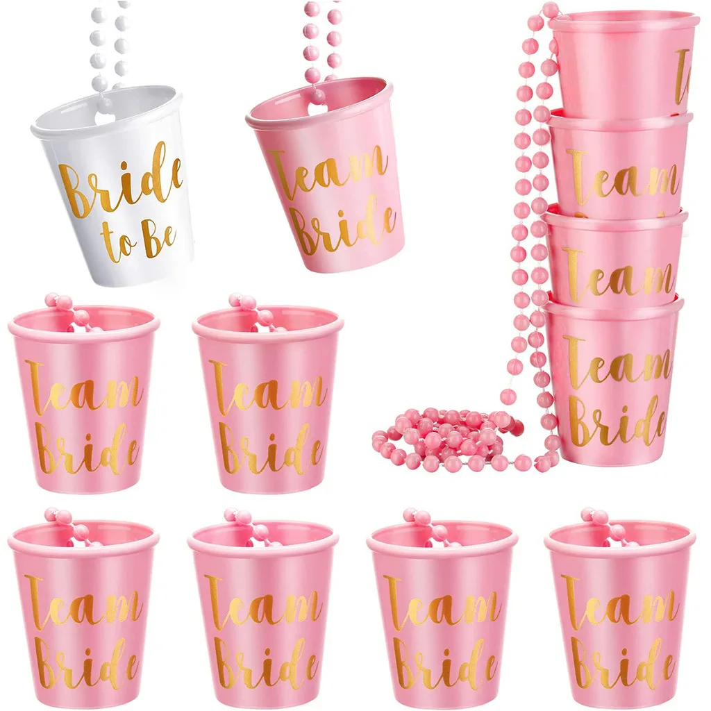 12pcs Team Bride Shot Glass Ne - Party Games Bachelorette のレビューと価格