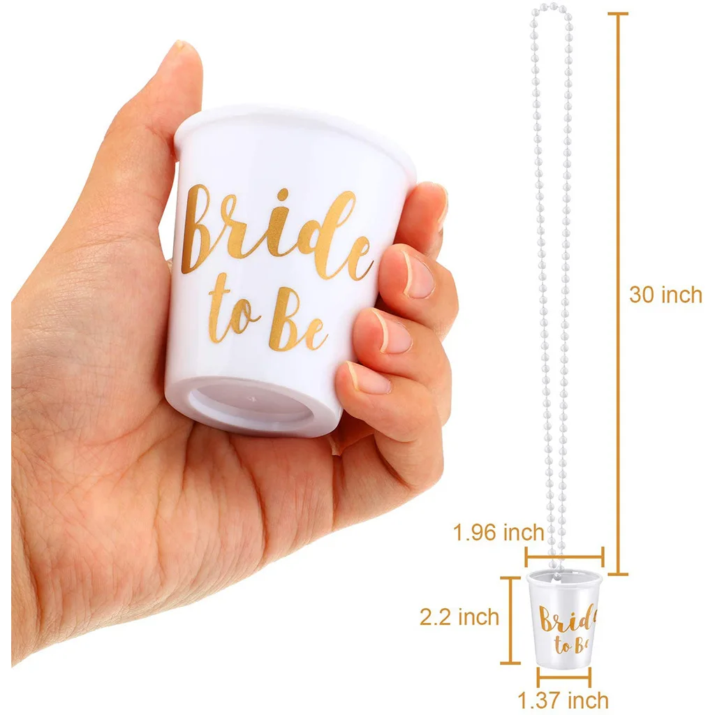 12pcs Team Bride Shot Glass Ne - Party Games Bachelorette のレビューと価格