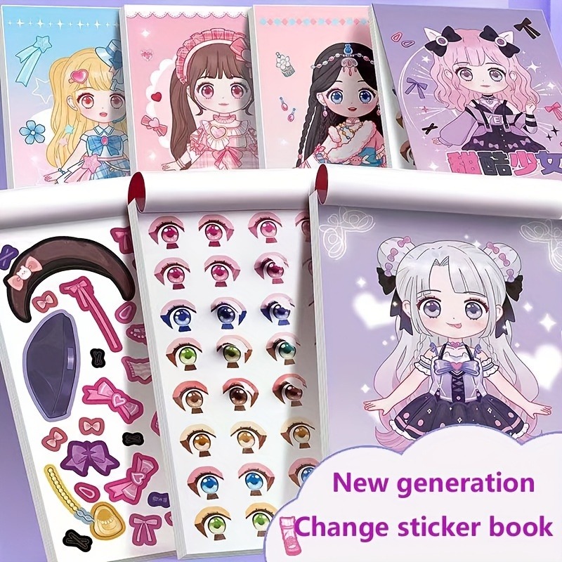 Dress Up Sticker Book Girl Sti - Book Party Games のレビューと価格