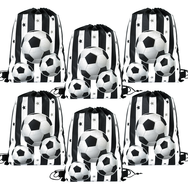 Soccer Party Non-woven Drawstr - Party Games No Supplies のレビューと価格