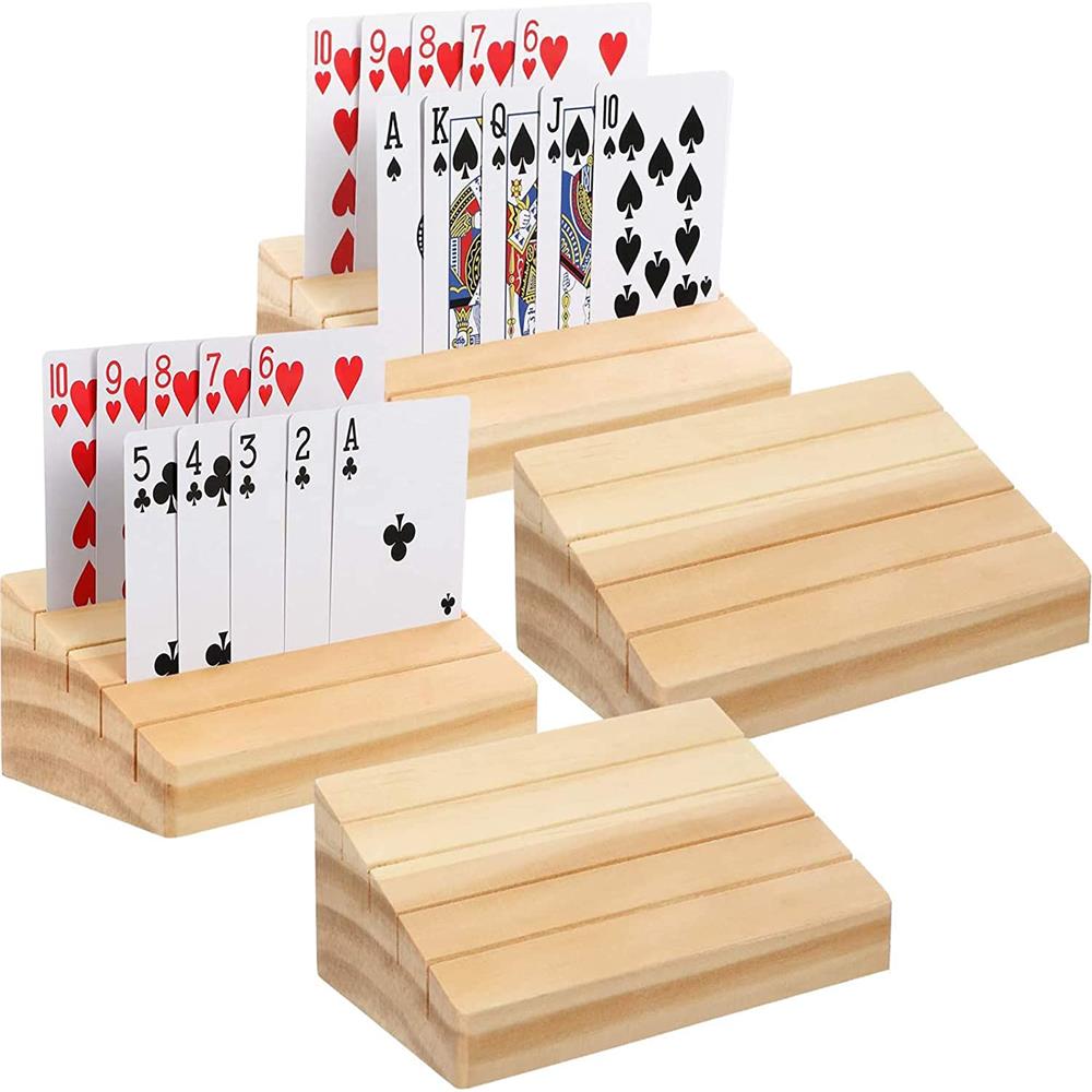 Hands-Free Wooden Playing Card - Book Party Games のレビューと価格